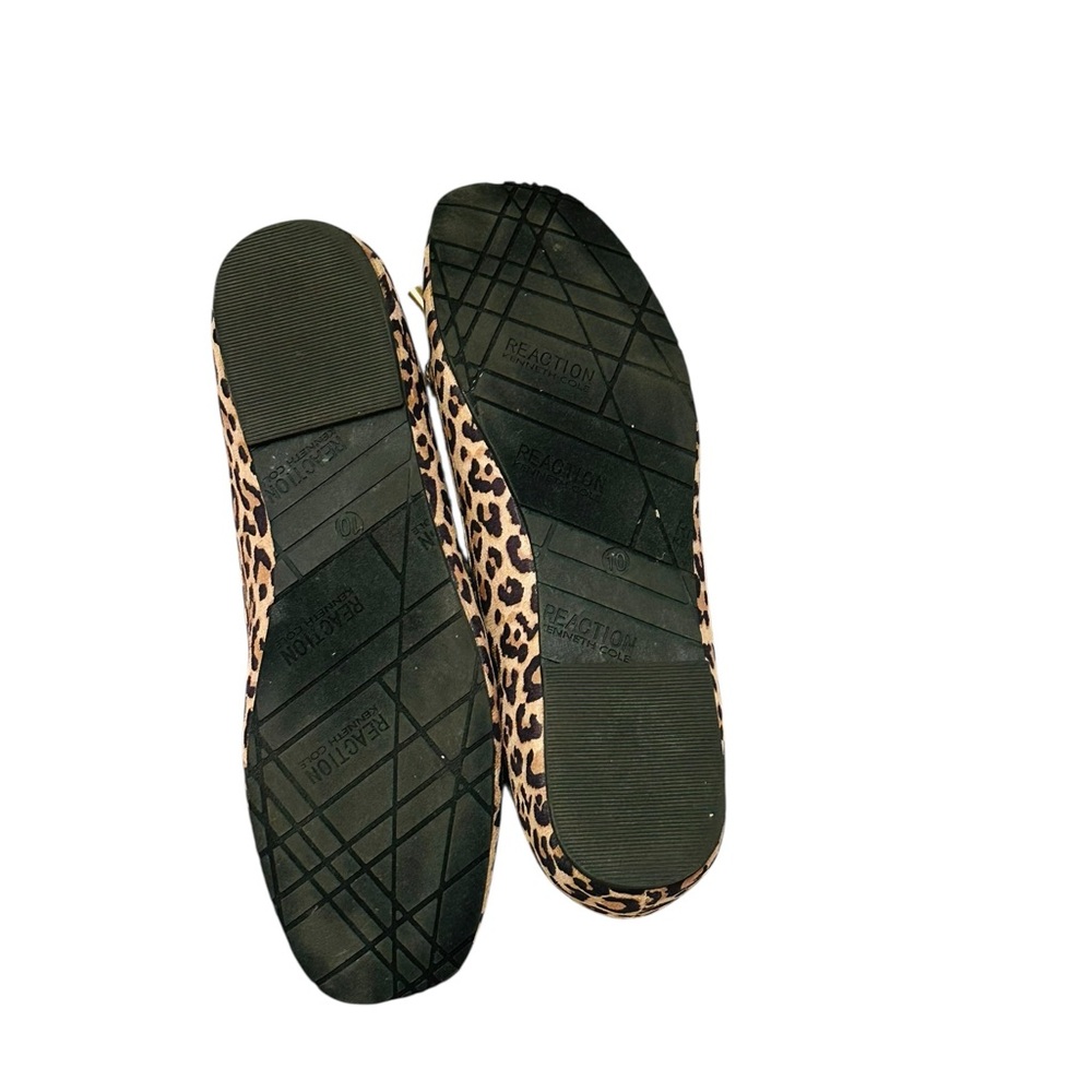 Kenneth Cole REACTION Elstree Ballet Flats Leopard Print Size 10 - Picture 6 of 14